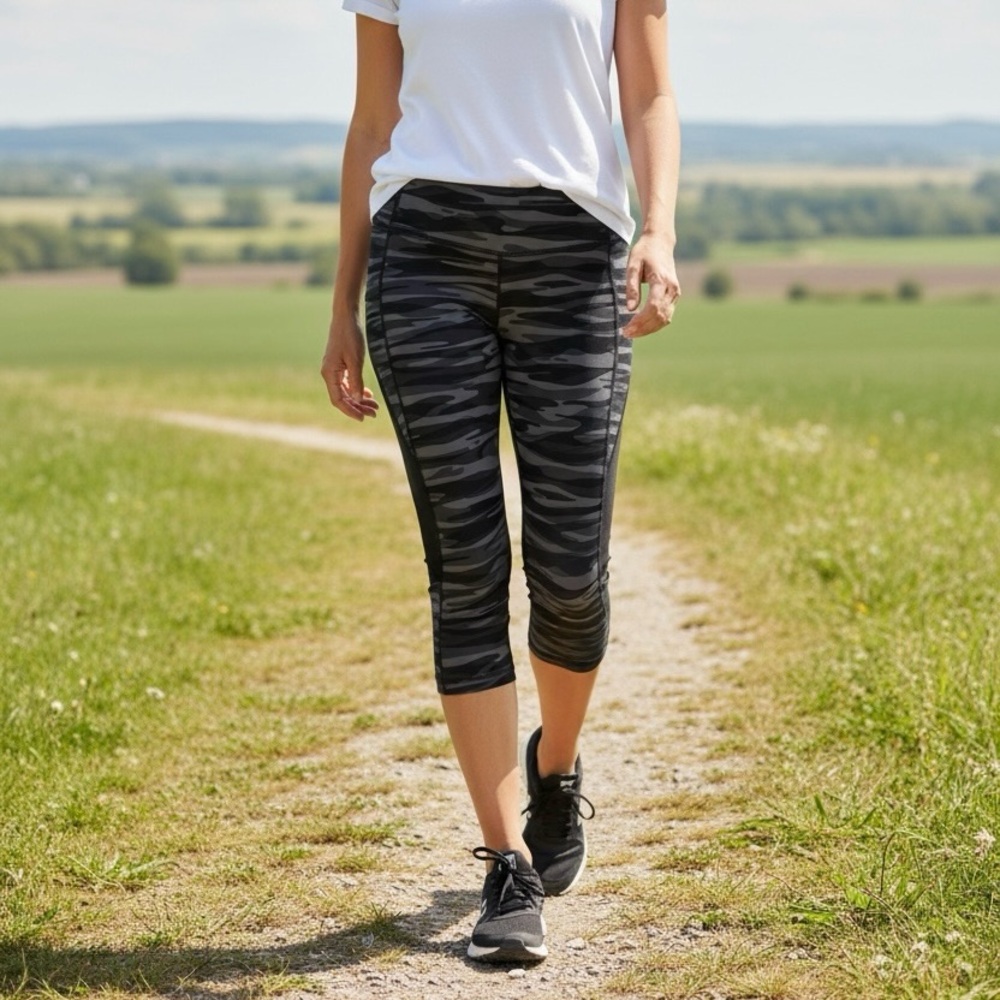 Old Navy Camouflage Compression Capri Leggings